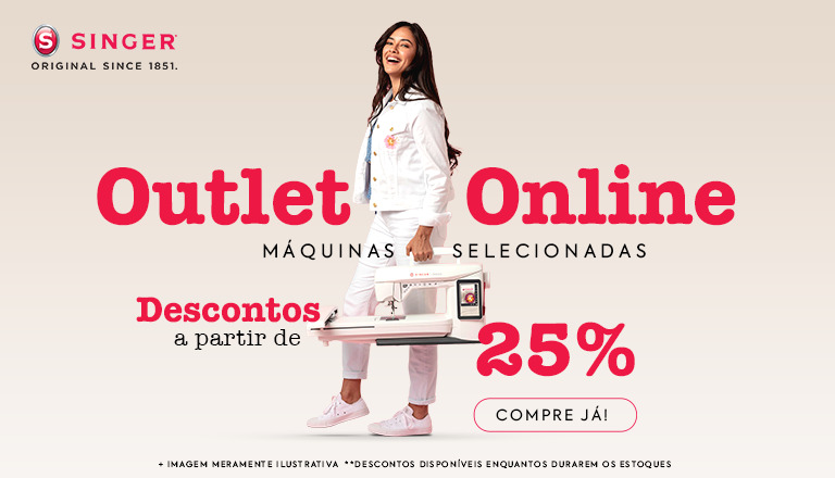 Máquina de Costura Doméstica, Industrial e Acessórios Singer
