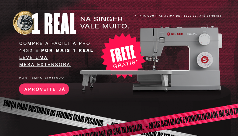 Máquina de Costura Doméstica Industrial e Acessórios Singer Máquina de Costura Doméstica Industrial e Acessórios Singer